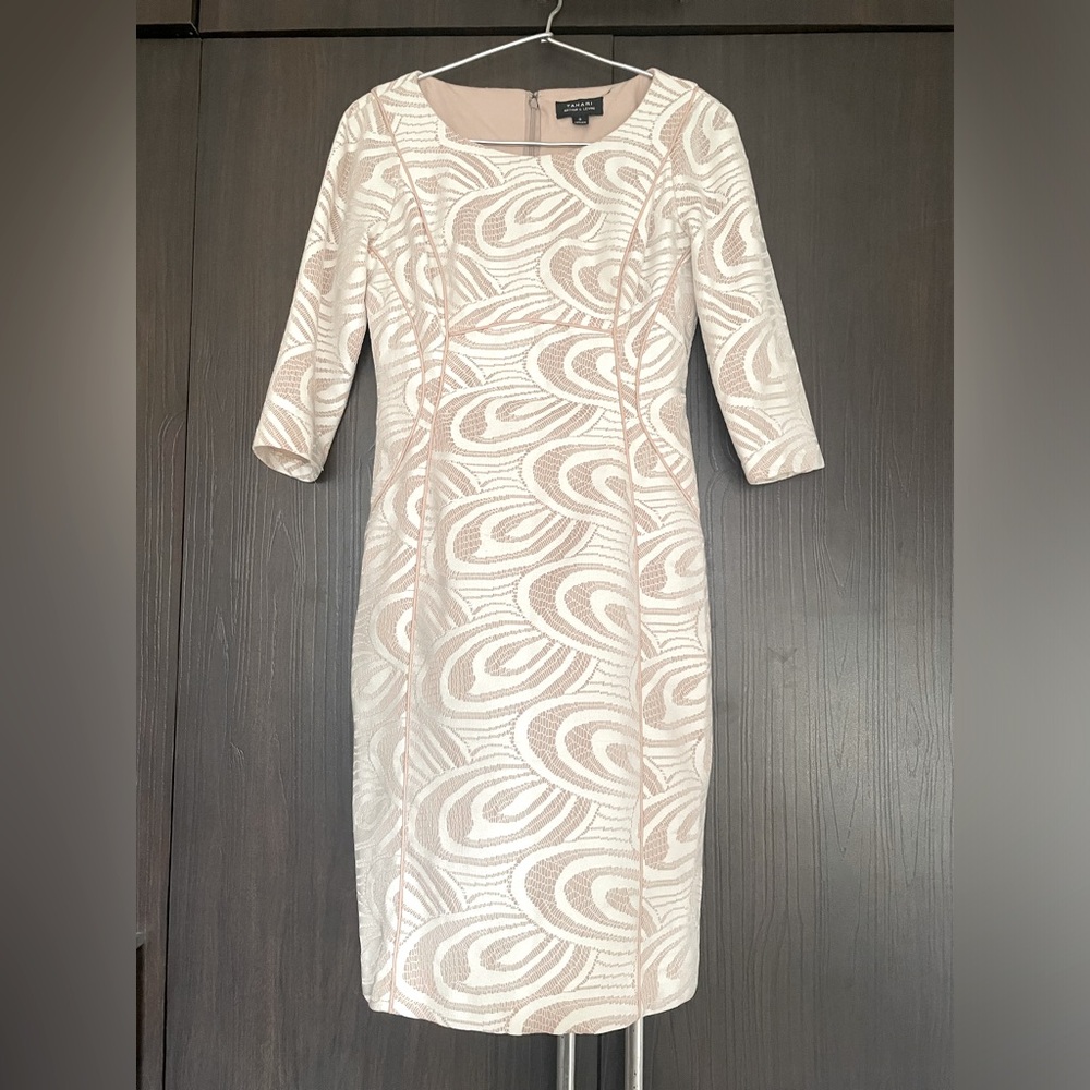 Tahari sheath lace dress - size 0